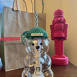 Glass Starbucks Bearista Cold Cup 2025 20oz Official Brand New Never Used