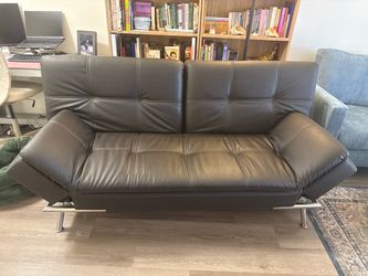 Leather European Couch/Futon