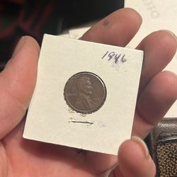 1946 no ment mark wheat penny