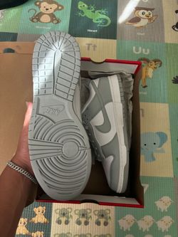 Nike grey dunks size 12