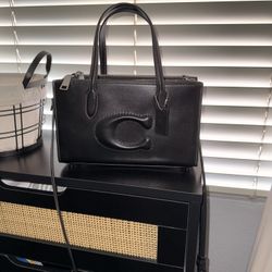 Coach Nina Small Tote Bag Black 