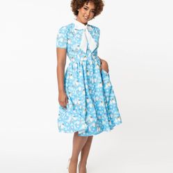 Unique Vintage Snowman Dress