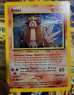 LEGENDARY ENTEI 6/64 BASE RARE SET