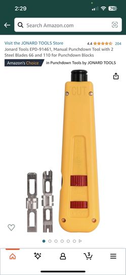 Manual Punchdown Tool 