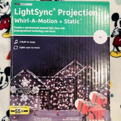 Light Sync Projection Whirl A Motion + Static