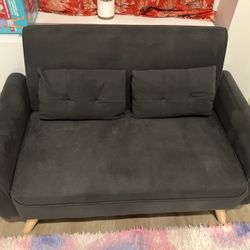 Gray 2-Seater Loveseat – Great Condition (Bronx Pickup)