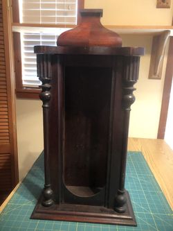 Beautiful dark Vintage Clock Case
