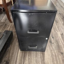 2 Drawer File Cabinet With Keys