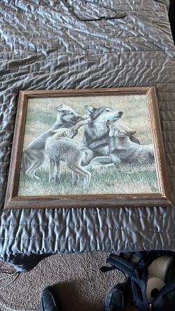 Wolf Puzzle Piece In Frame
