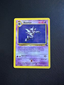 Haunter Pokémon Card Fossil Set 21/62