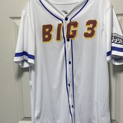 My Hero Academia Big 3 "Togata" 1000000 Button Up Baseball Jersey Size Small