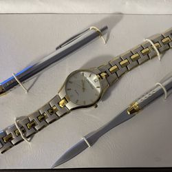 Louis Delon Watch, Pen And Letter Opener