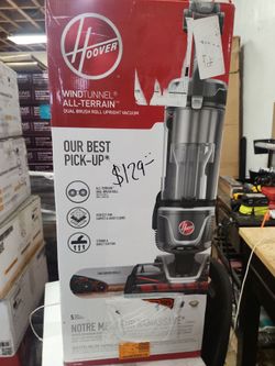 HOOVER
WindTunnel All-Terrian Dual Brush Roll, Corded, Bagless HEPA Filter, Upright Vacuum Cleaner for Carpet and Hard Floors