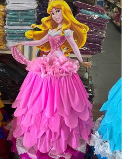 Aurora dress style pinata with balls