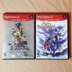 Disney Kingdom Hearts 1 2 II Re: Chain Of Memories PlayStation 2 PS2 Video Game