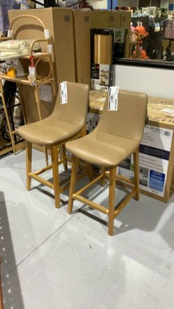 MM faux leather counter chairs $100 each