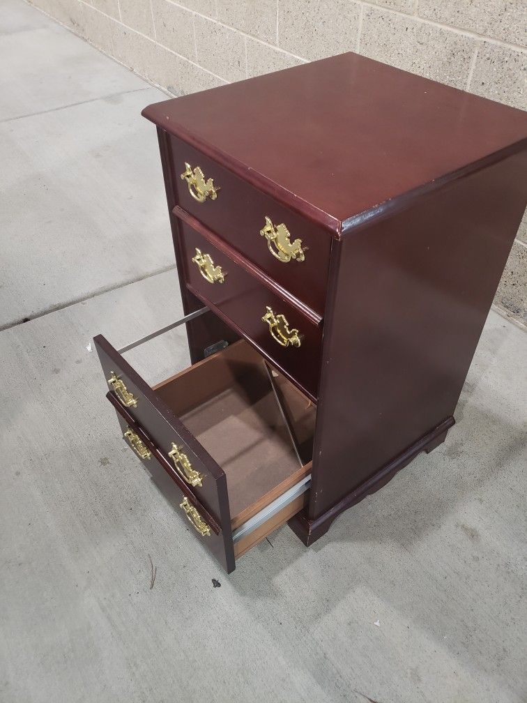 Two Drawer Elegant Filing Cabinet