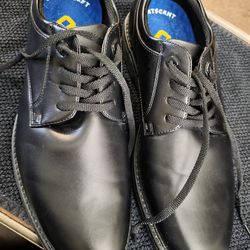 Nunn Bush Wade Work Plain Toe Oxford, 11.5 Medium Mens