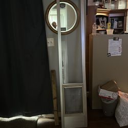 Dog door insert for sliding glass door