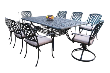 CBM Patio 9 Piece Dining Table Set DS-ML84444RT