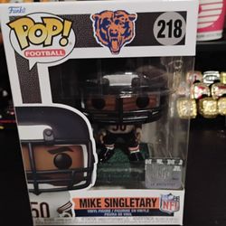 Brand New Chicago Bears Mike Singletary Funko Pop #218