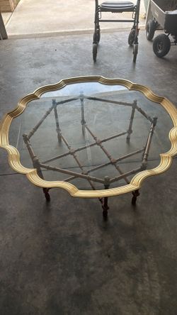 Vintage Baker Hollywood Scallop Coffee Table