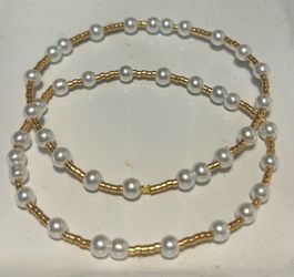 Classic Gold and Pearl Bracelet