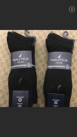 NWT men’s Nautica crew socks 10 pairs bundle