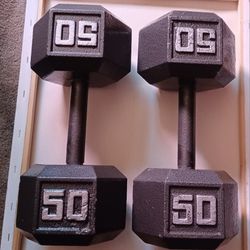 50lbs Dumbbells 
