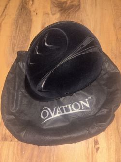 Ovation Competitor Helmet - Lightweight, Velvet Texture  Used 