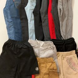 Toddler size 4t boys pants shorts 4 jeans 2 sweat pants 3 joggers 2 basketball shorts 4 shorts