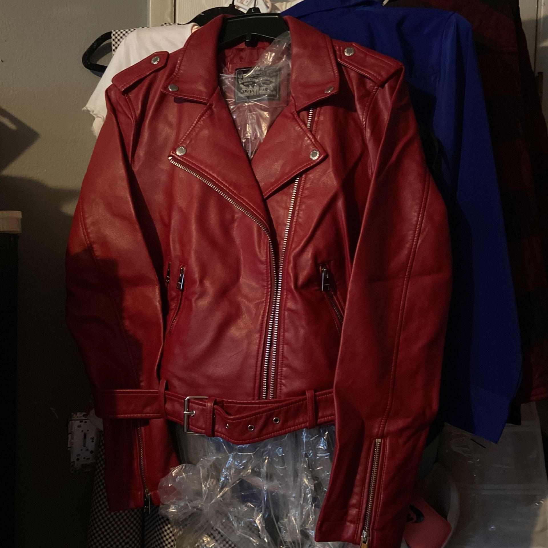 Levi’s Women’s Large Jacket, Biker Jacket, New,