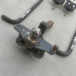 Hitch Kit With Sway Control For Trailer, 1,000lb Weight