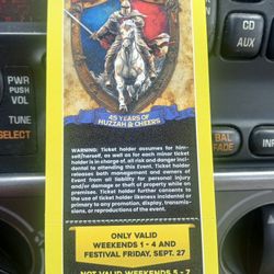 2024 Michigan Renaissance Festival $12.50