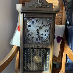 Antique Alaron 31 Day Wall Clock From The 50’s Made In Korea