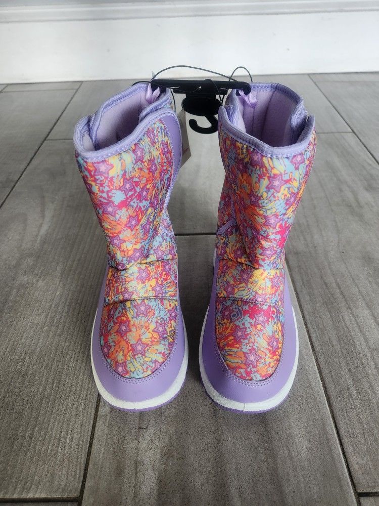 Girls Winter Snow Boots Size 1