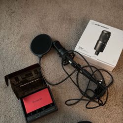 Focusrite + Audio Technica AT20 free