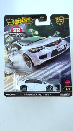 Hot Wheels Premium ‘07 Honda Civic Type R White