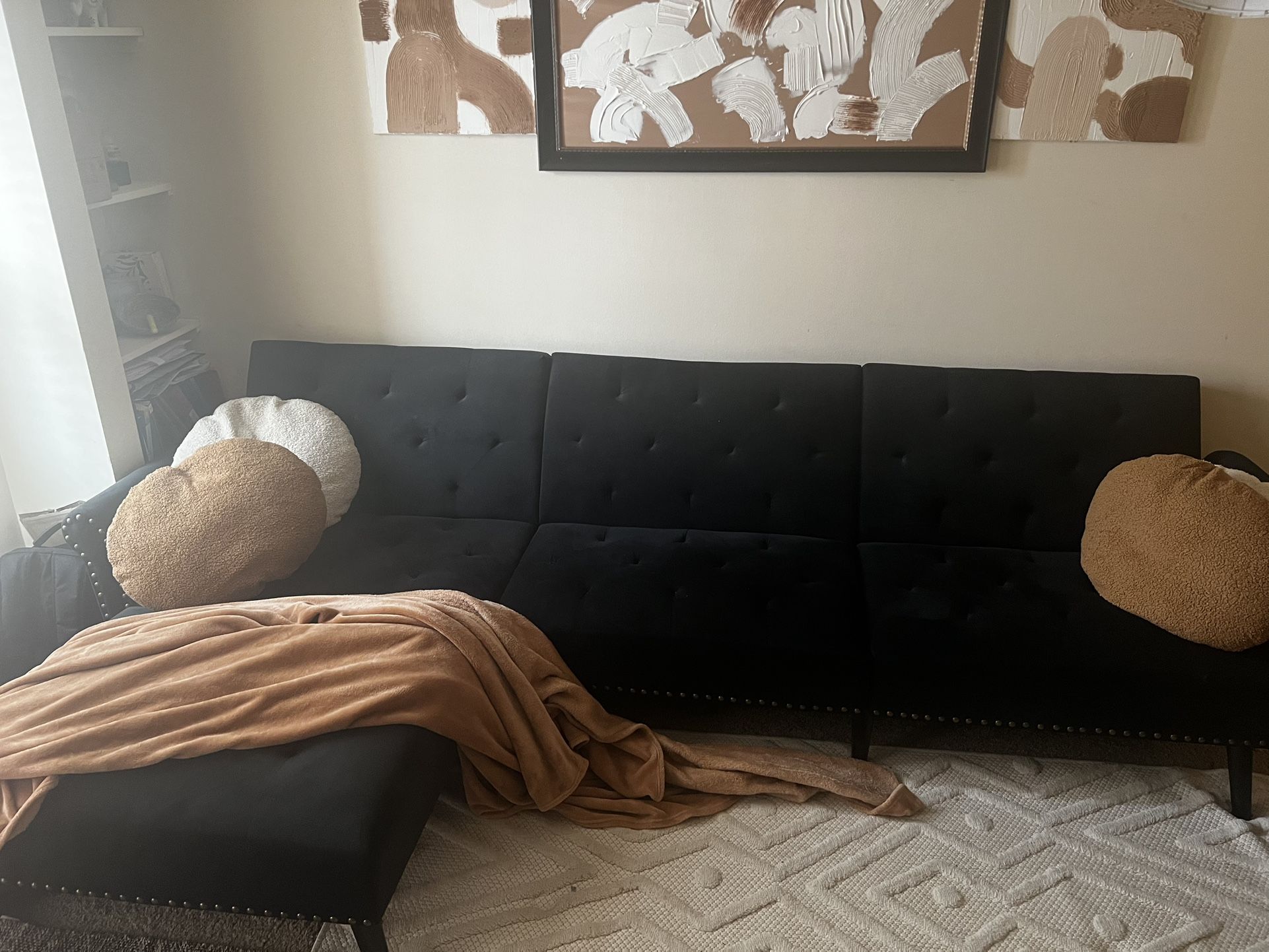 Black Sectional Couch