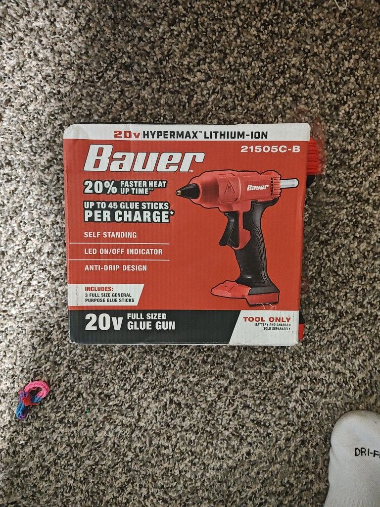 Bauer 20Volt Full Sized Glue Gun for Sale in Bellingham, WA - OfferUp
