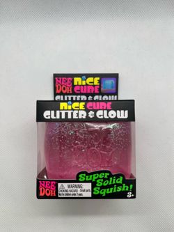 Needoh glitter & glow nice cube