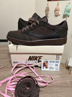 Size 10 - Air Jordan 1 Low Travis Scott Velvet Brown Cactus Jack