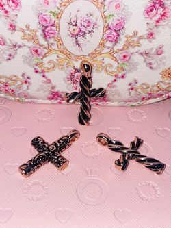✨Cruz Plata Rosa💎Plata925✨
