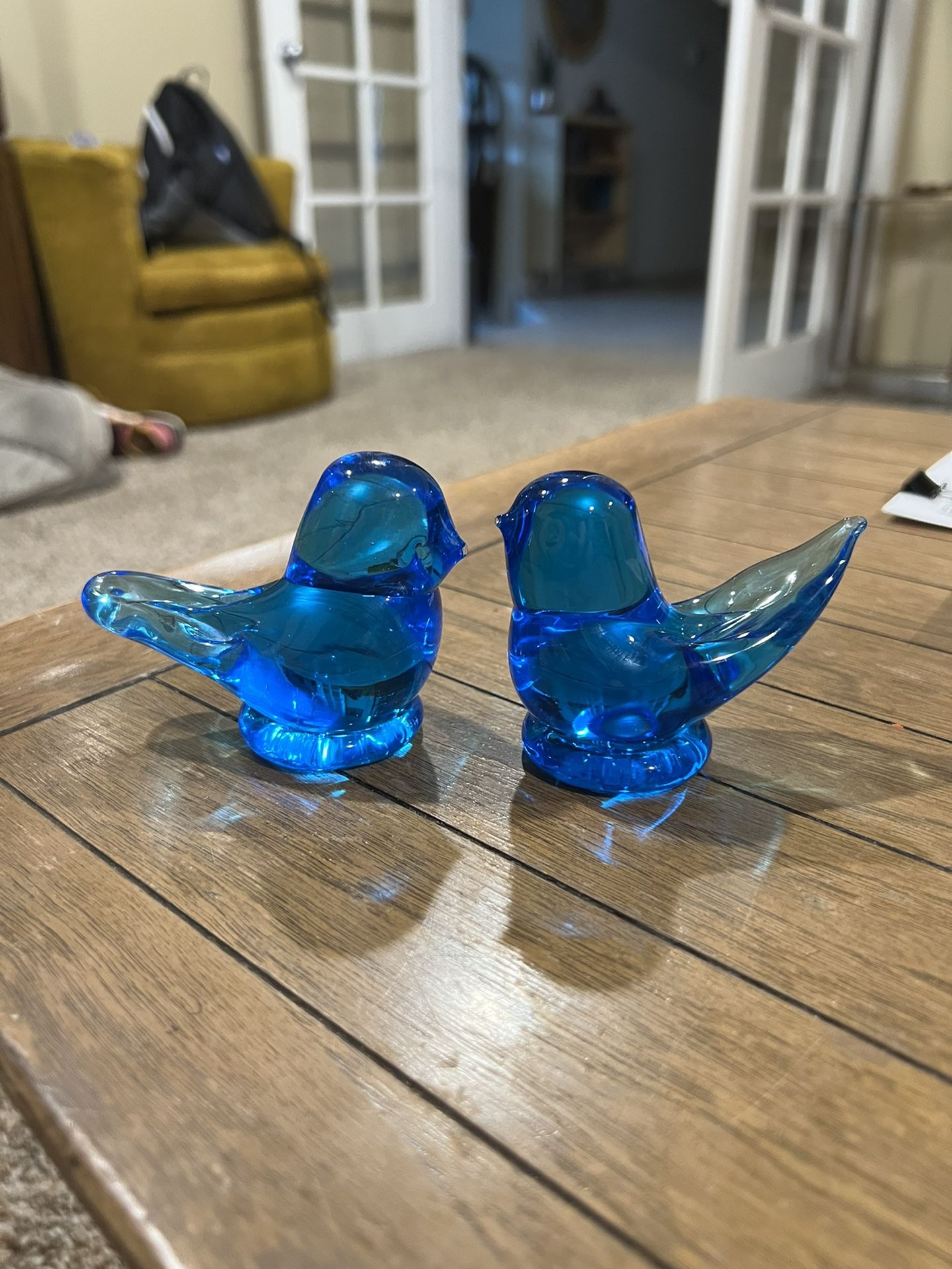 Bluebird Of Happiness Glass Art