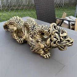 The Golden Dragon Statue
