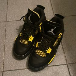 Yellow Thunder Jordan 4s