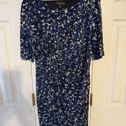 Blue Sheath Dress 