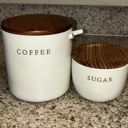 Hearth And Hand Coffee And Sugar Jars