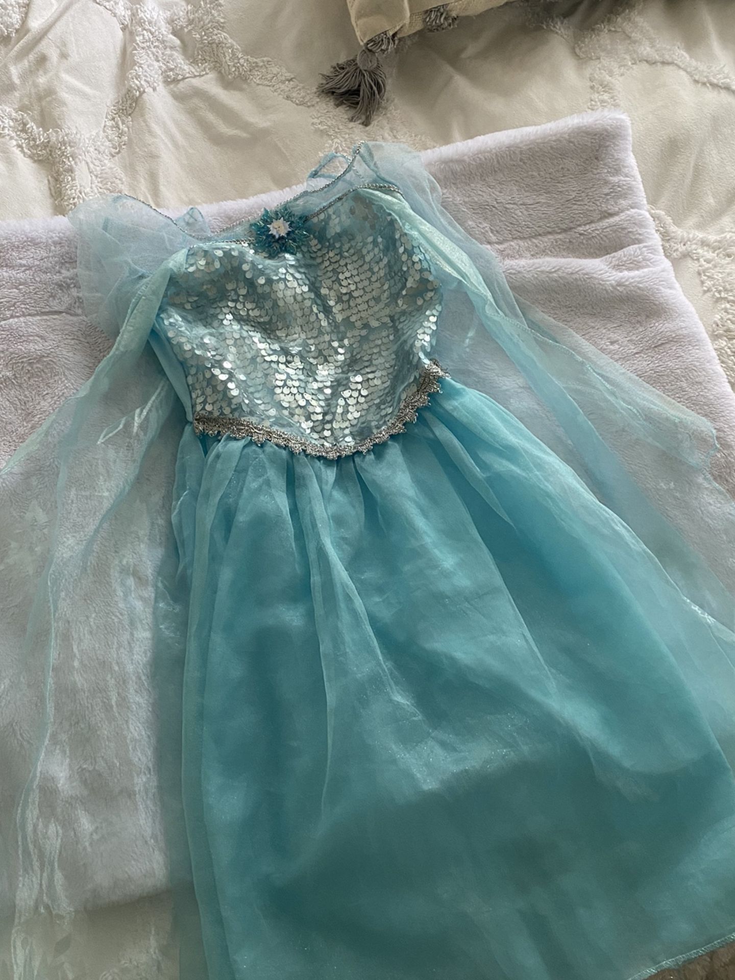 Disney Elsa Frozen Dress Up Costume , Size 6/7