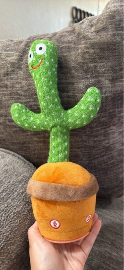 Talking Cactus Toy for Toddlers 1-3 - Plush Speech Therapy Toy